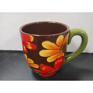Cracker Barrel Family Blessings Coffee Mug Floral Design